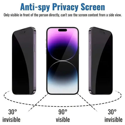 Anti-Spy Privacy Phone Screen Protector, Tempered Screen Film Compatible with Iphone 17 16 15 14 13 12 11 Pro Max plus Air, Mobile Phone Accessories, Protection