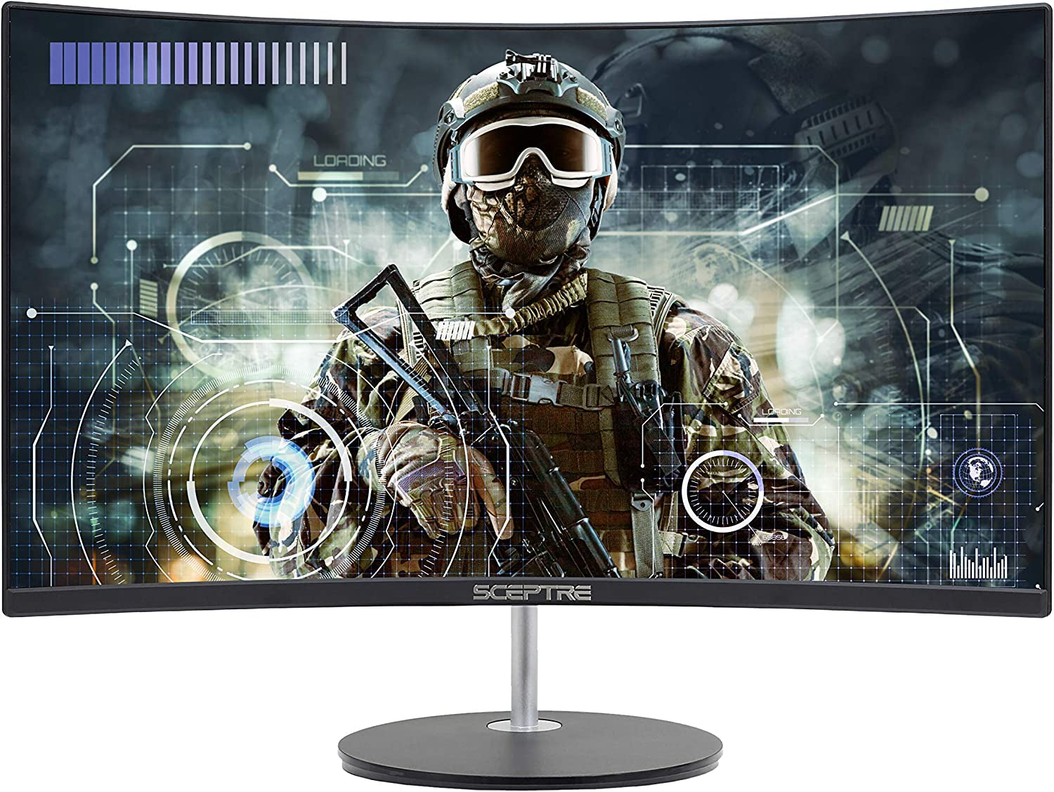 Curved 24-Inch 1080P Gaming Monitor with R1500 Curvature, 98% sRGB, Dual HDMI, VGA, Built-In Speakers, and VESA Wall Mount Compatibility (C248W-1920RN Series)