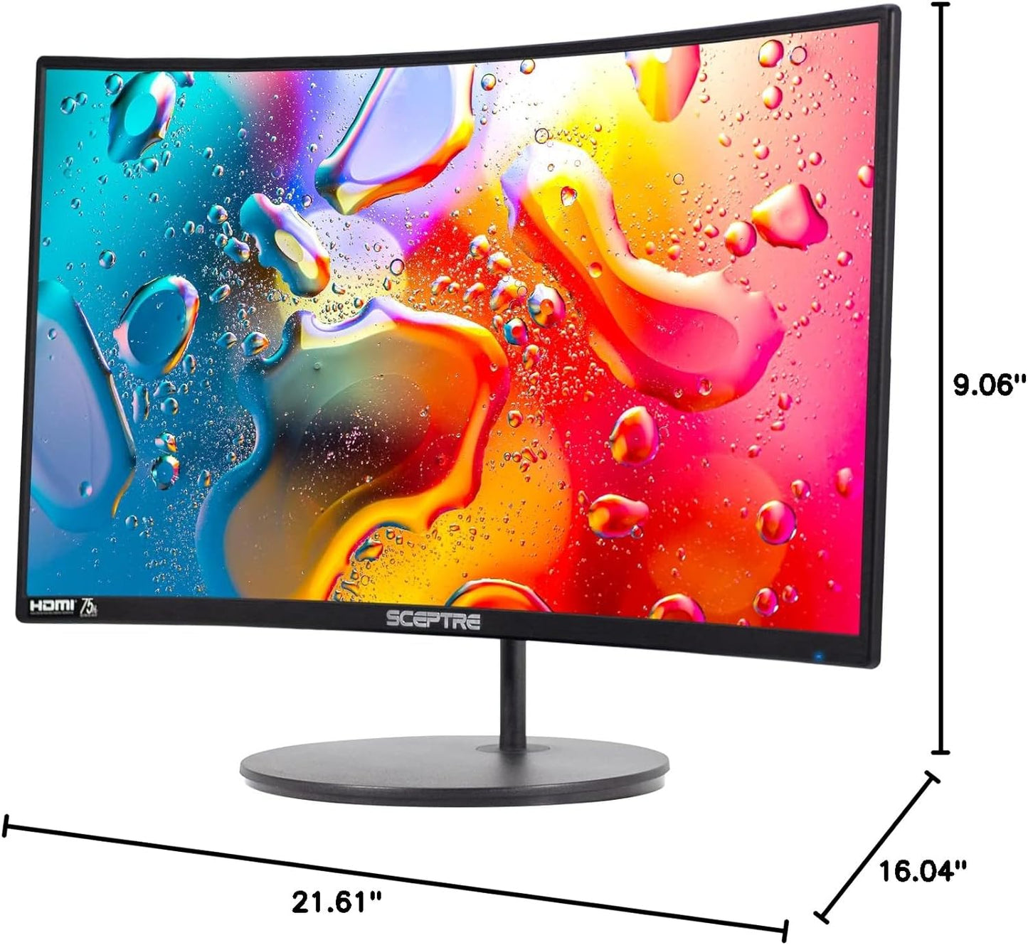 Curved 24-Inch 1080P Gaming Monitor with R1500 Curvature, 98% sRGB, Dual HDMI, VGA, Built-In Speakers, and VESA Wall Mount Compatibility (C248W-1920RN Series)